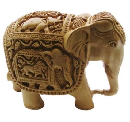 Wooden Carved Elephant