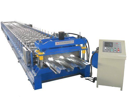 Floor Deck Roll Forming Machine - Galvanized Steel, 0.8-1.2mm Thickness, 12-15m/min Speed | High Strength Metal Deck with Superior Concrete Adhesion, Economical Steel Usage