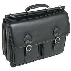 Distillation Kits Leather Double Compartment Laptop Case