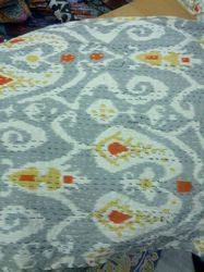 Ikat Print Patchwork Quilt