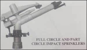 Full Circle And Part Circle Impact Sprinklers