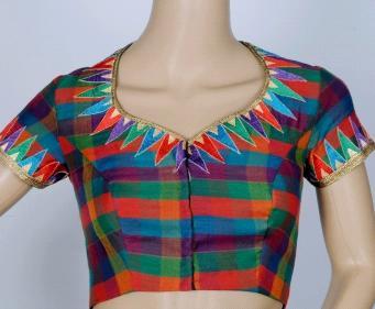 Multicolored Cotton Blouse