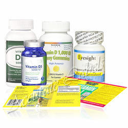 Vitamin Supplements And Prescription Medication Labels