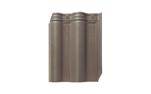 Glossy Coffee Brown Roofing Tile