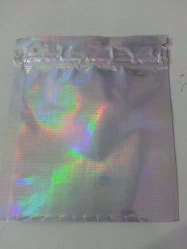 Holographic Paper Pouch With Zipper