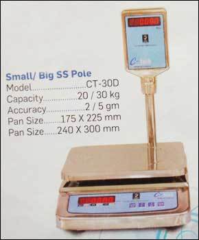 Small Big SS Pole Scale