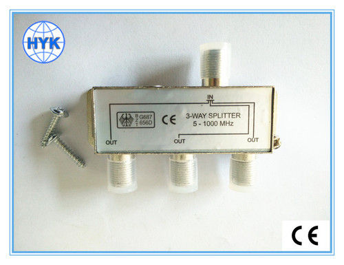 High Quality 4 Way TV Splitter 5-1000 MHz