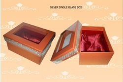 Silver Single Glass Box