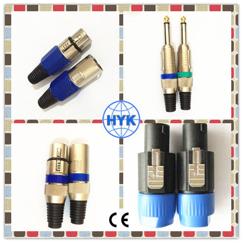 Any Colour Speakon Connector Male To Xlr 3 Pin Female