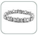 Diamond Bracelets In Sterling Silver