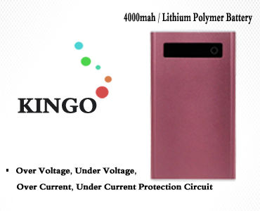 4000mAh Li Polymer Power Bank