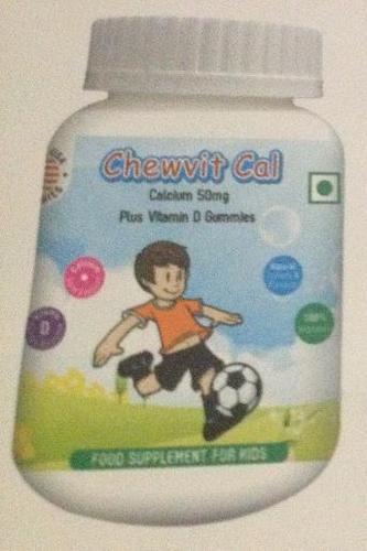 Chewvit Cal (Calcium 50Mg Plus Vitamin D Gummies)