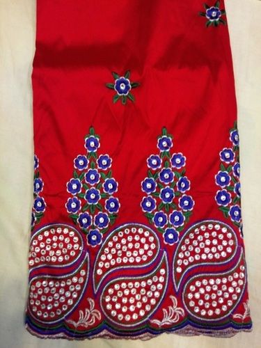 African Raw Silk Georgette Fabric