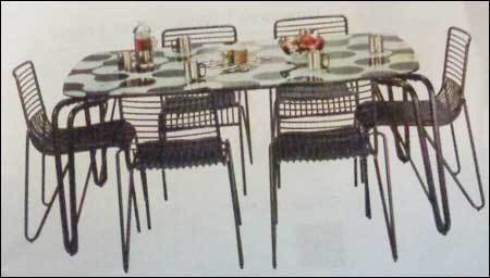 Black Shimmer Dining Set