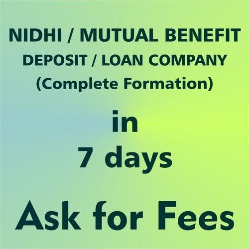 Nidhi Company Registration Service - Complete Registration for Mutual Benefit, Complying with Central Government Regulations and Guidelines for Member Savings