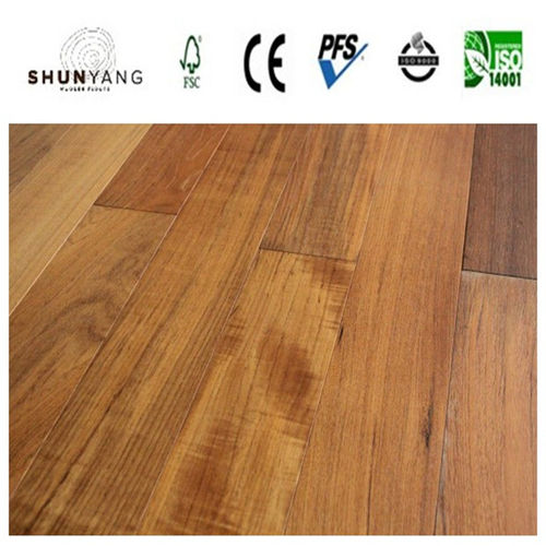 AB Grade Brushed Teak Engineered Wood Flooring