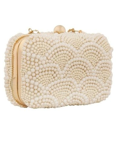 Designer Pearl Ladies Clutch Bags