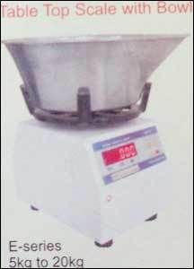 Table Top Scale with Bowl (E Series)