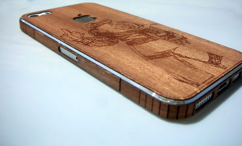 Wooden Cover for iPphone 5 and 5S