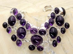 एमेथिस्ट एंड 925 स्टर्लिंग सिल्वर