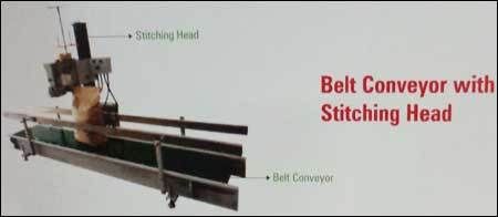 Belt Conveyor With Stitching Head