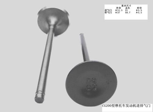 Cg200 Motorcycle Engine Intake And Exhaust Valves For Honda