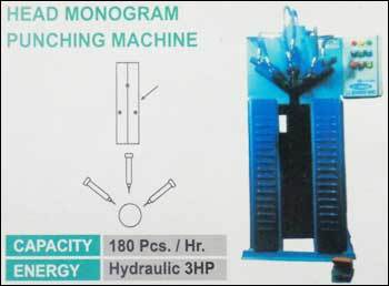 Head Monogram Punching Machine