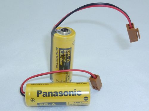 Panasonic Br-Ag Lithium Battery and Primary Battery 3v With Plug (FANUC/PLC/CNC)