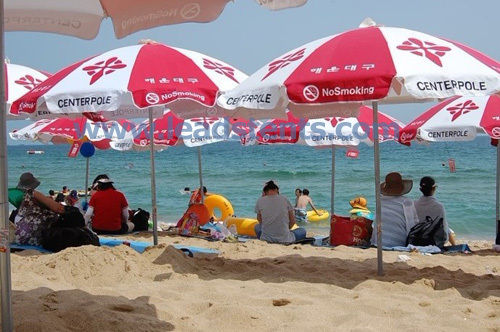 Advertising Beach Umbrellas