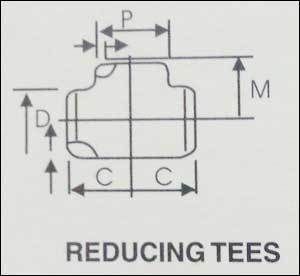 Butt Welding Fitting Reducing Tees