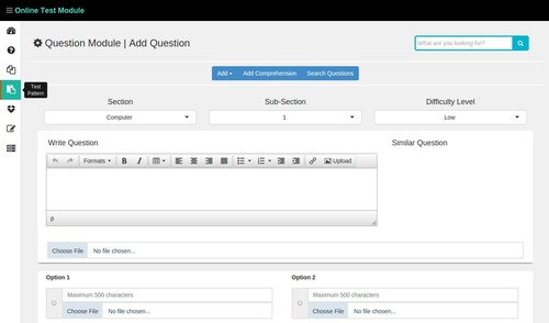 Online Test Module