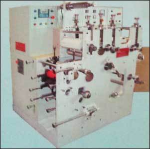 Single Colour Flexo Rotary Lable Printing Press with 3 Die Cutting Machine (Jandu CD-1013)