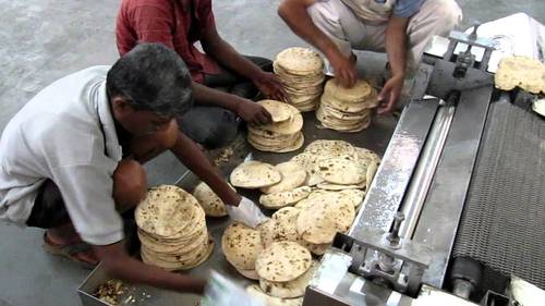 स्वचालित फुल्का रोटी बनाने की मशीन 