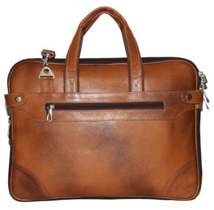 Leather Laptop Tan Brown Bag