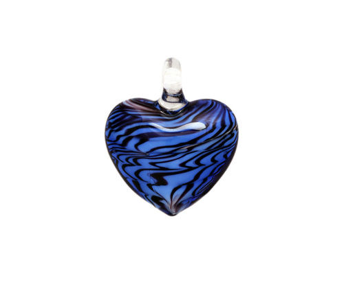 Murano Type Glass Love Pendant