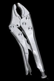 Locking Pliers (Chrome Plated / Black Finish)