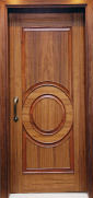 Solid Wooden Door (3P - Circle)
