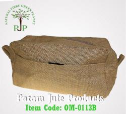 Jute Cosmetic Bags (Om-0113B) Application: For Glass Fitting Purpose