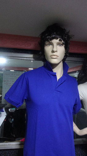 Men Blue Polo T-Shirt