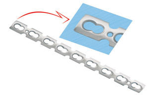 Locking Reconstruction Plate (Small) For 3.5 Mm Screws Hole Size: 2-3 Inch (In)