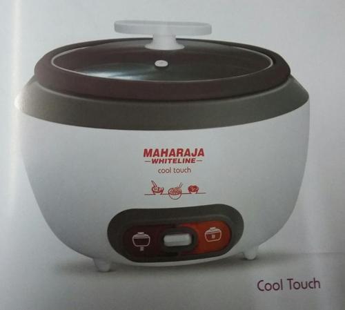 Silver And Pink Cool Touch Electric Cooker