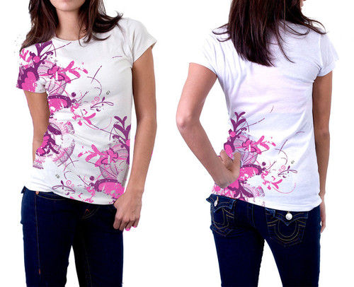 Butterfly Printed Women T-Shirt