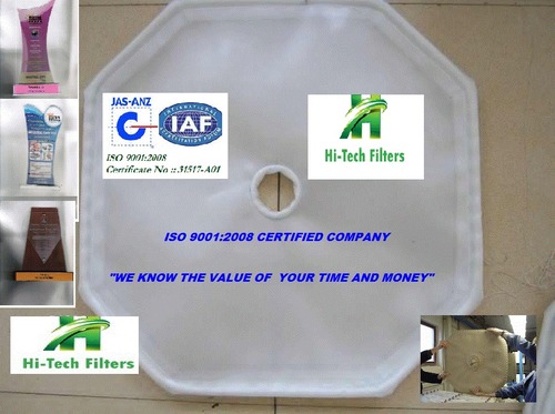 सिले हुए ओ रिंग गैसकेटेड टाइप के साथ फिल्टर क्लॉथ