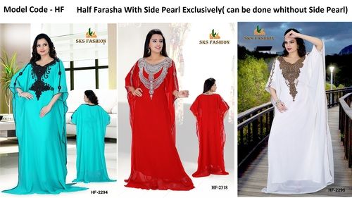 Half Farasha With Side Pearl Exclusively Gender: Women'S