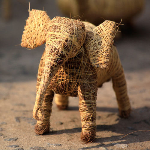 Coir Elephant Toy