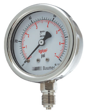 Stainless Steel Pressure Gauge Bourdon Type (Model AD)