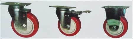 Medium Duty Caster With Polyurethane Wheel