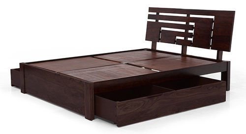 Sheesham Wood Storage Bed