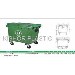 Plastic Waste Bins - High-Quality Plastic, Durable Design and Quality Tested for Maximum Reliability