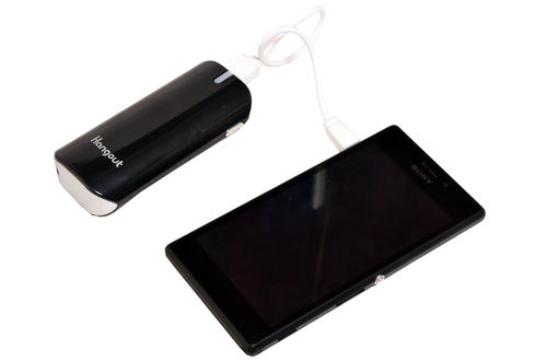 Silver Hangout Latest Power Bank (Black)